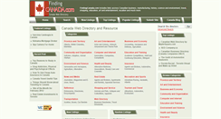 Desktop Screenshot of findingcanada.com